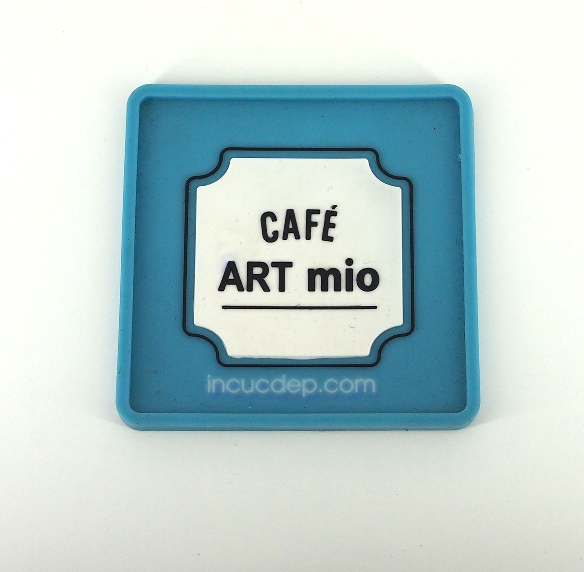 Mẫu lót ly nhựa quán cà phê art mio