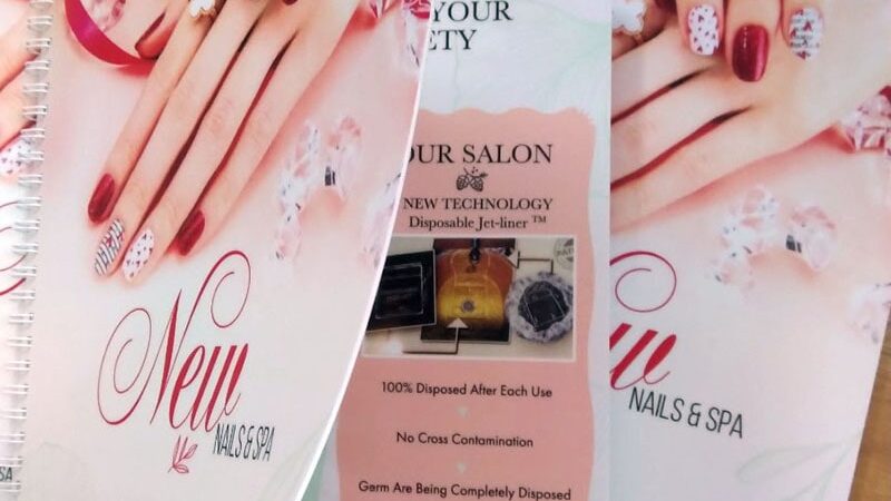 Bảng Giá Menu Nail Spa Mica Đẹp Lung Linh – In Cực Đẹp