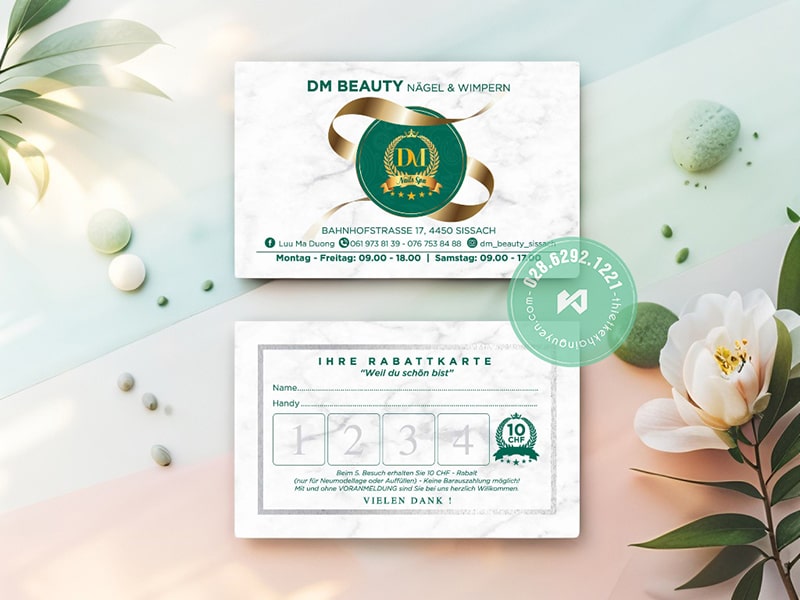 Thẻ tích điểm kết hợp Business Card tiện dụng