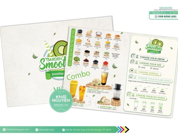 Thiết Kế Menu 2026: Tránh Tối Cổ, Thu Hút Khách Ngay