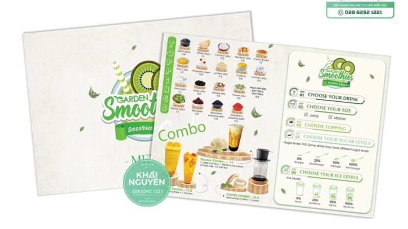 Thiết Kế Menu 2026: Tránh Tối Cổ, Thu Hút Khách Ngay