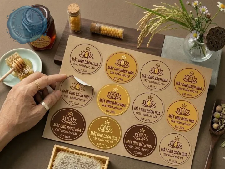 In Logo Dán Giá Rẻ – Sticker Bế Demi Giao Nhanh Tại TPHCM