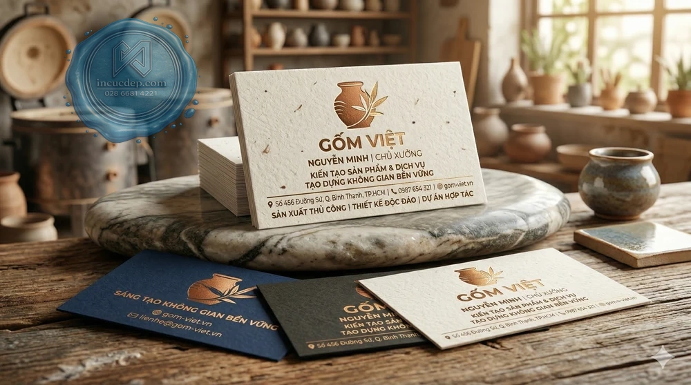 In name card giấy mỹ thuật cao cấp