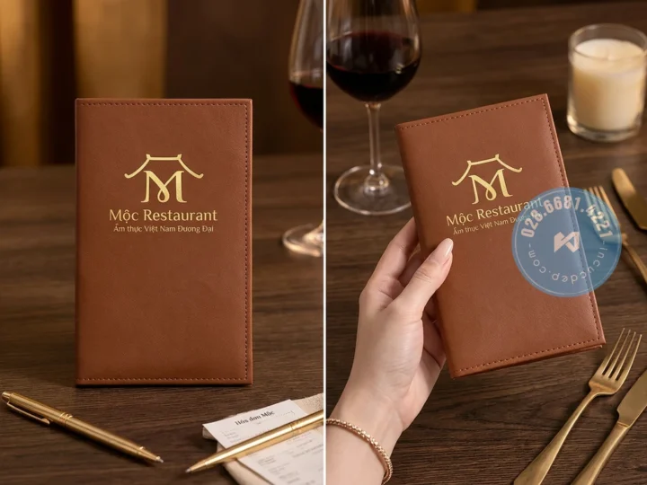 Kẹp Hóa Đơn Tính Tiền: Da PU, Gỗ Hay Giấy? So Sánh Chi Tiết