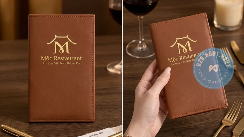 Kẹp Hóa Đơn Tính Tiền: Da PU, Gỗ Hay Giấy? So Sánh Chi Tiết