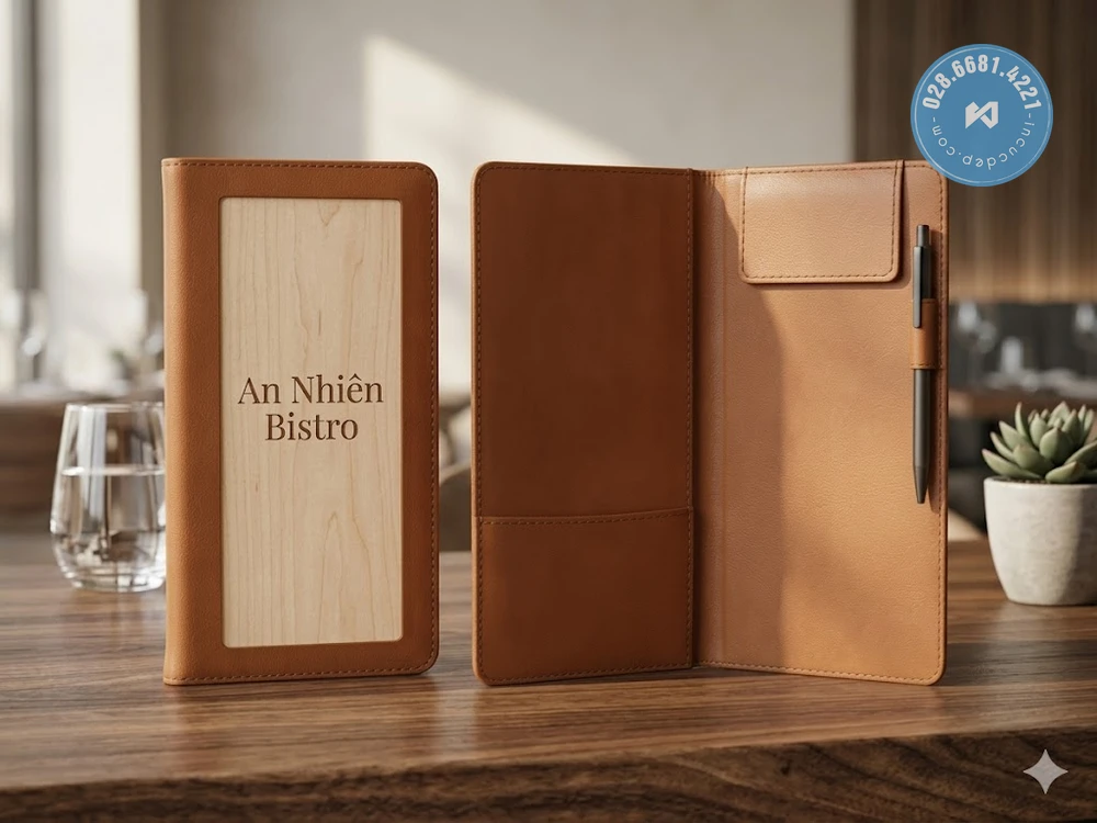 các loại chất liệu da làm kẹp hóa đơn