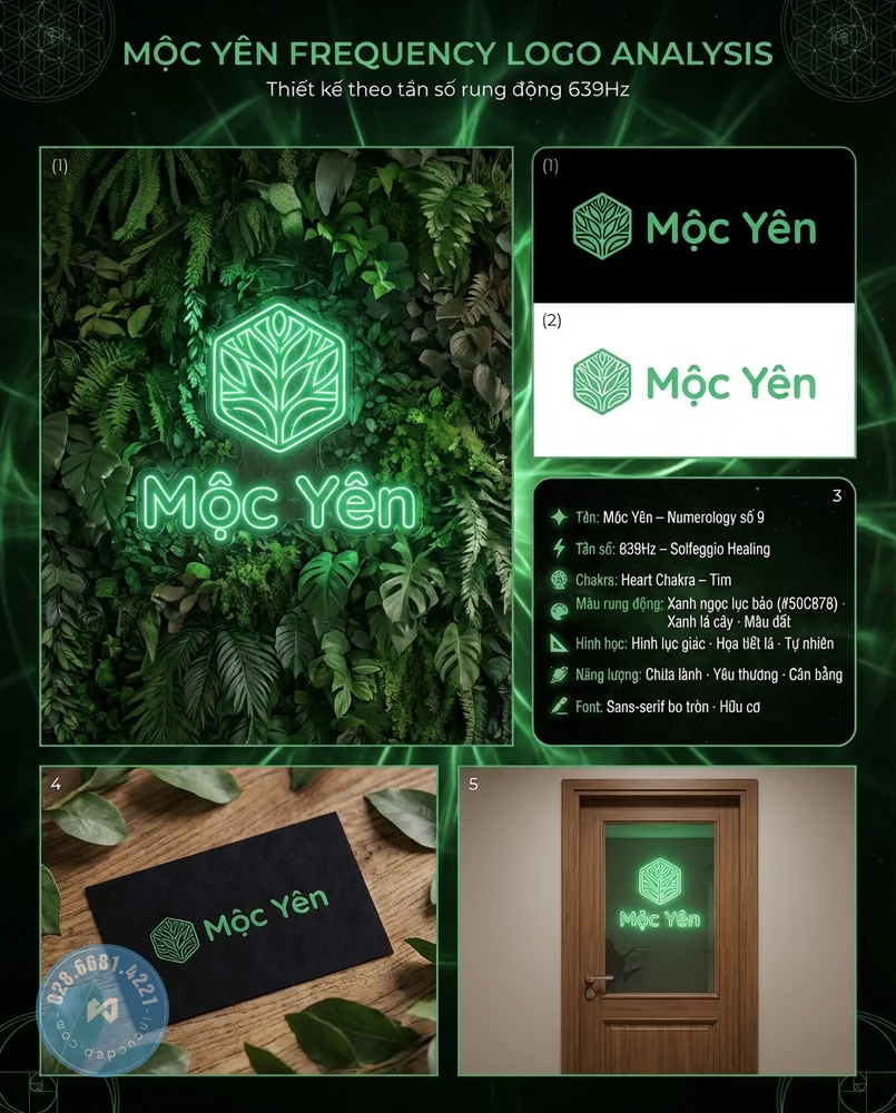 Mẫu logo tần số năng lượng