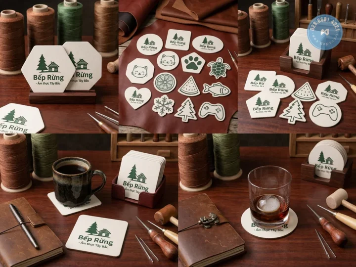 In Lót Ly Quán Cafe – Giấy Thấm Nước, In Logo, Giá Tốt TPHCM