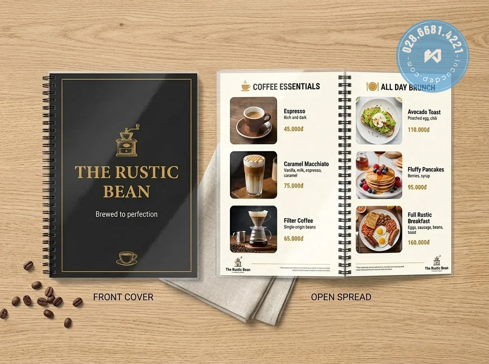 in chat luong cao thuc don menu plastic lo xo nam dinh