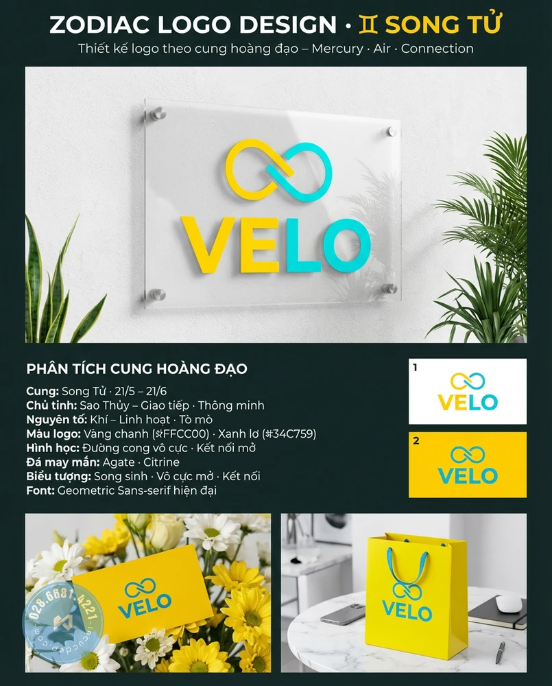 Thiết kế logo cung hoàng đạo