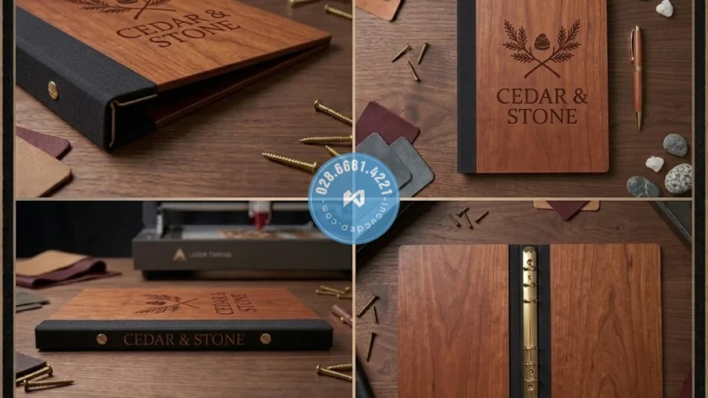 Nhận Làm Menu Gỗ Số Lượng Ít – Không Cần Đặt Nhiều