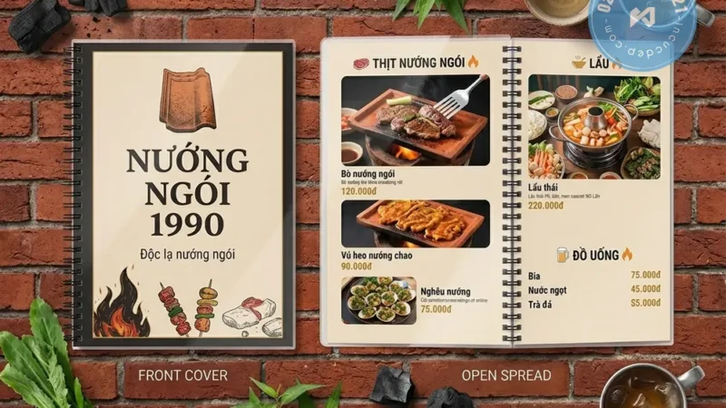 Menu Nhựa Chống Nước Màng Laminate – Giải Pháp Tiết Kiệm