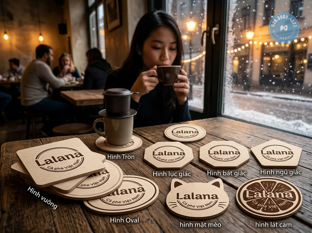 mua lót ly giấy in logo quán cafe giá tốt