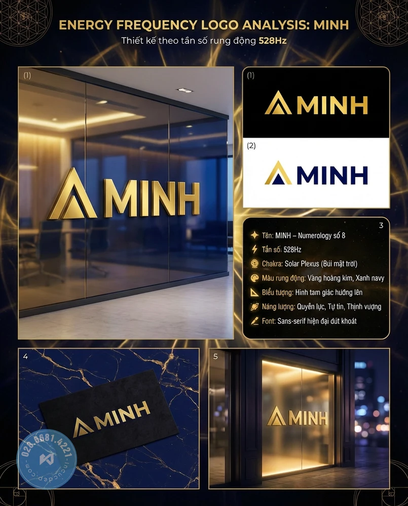 thiết kế chuyên nghiệp logo tần số năng lượng