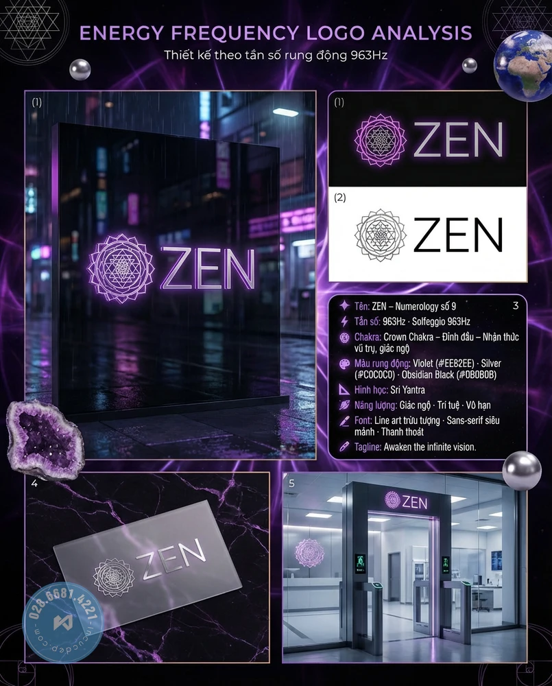thiết kế hiện đại logo tần số năng lượng số lượng nhỏ