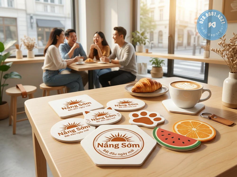 Lót ly cao su hiện đại phường bến nghé