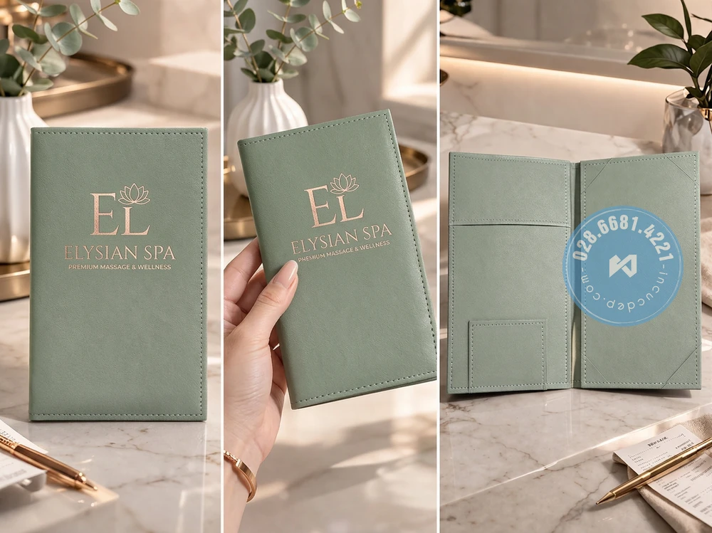 thiết kế kẹp hóa đơn tính tiền lấy ngay