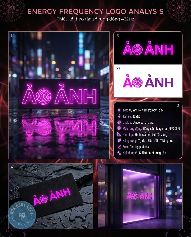 mẫu thiết kế logo tần số năng lượng độc đáo trừu tượng