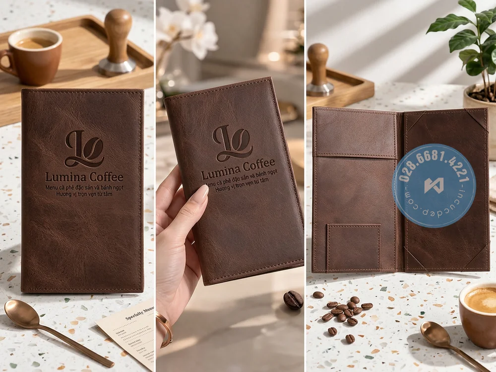 in kẹp hóa đơn da số ít tại xưởng Hóc Môn TPHCM