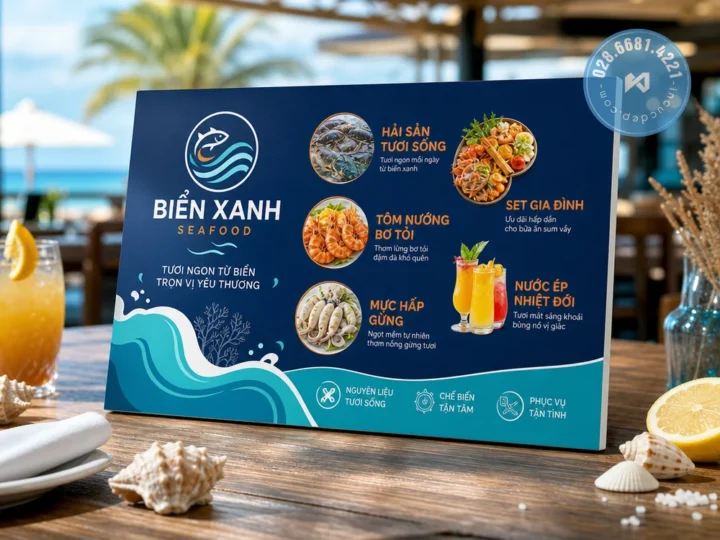 Lựa Chọn Tối Giản Với Những Mẫu Menu Để Bàn Mới