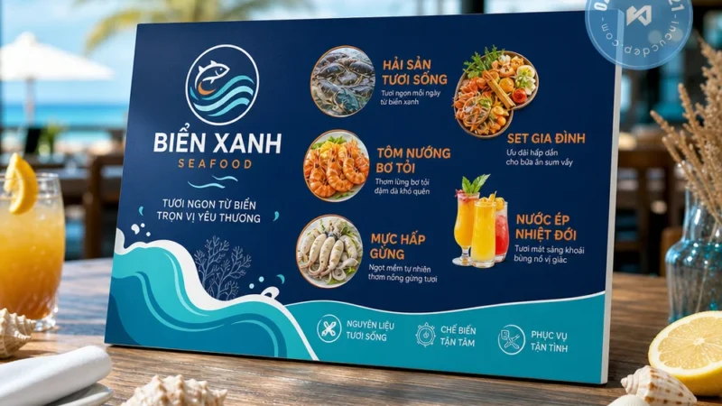 Lựa Chọn Tối Giản Với Những Mẫu Menu Để Bàn Mới