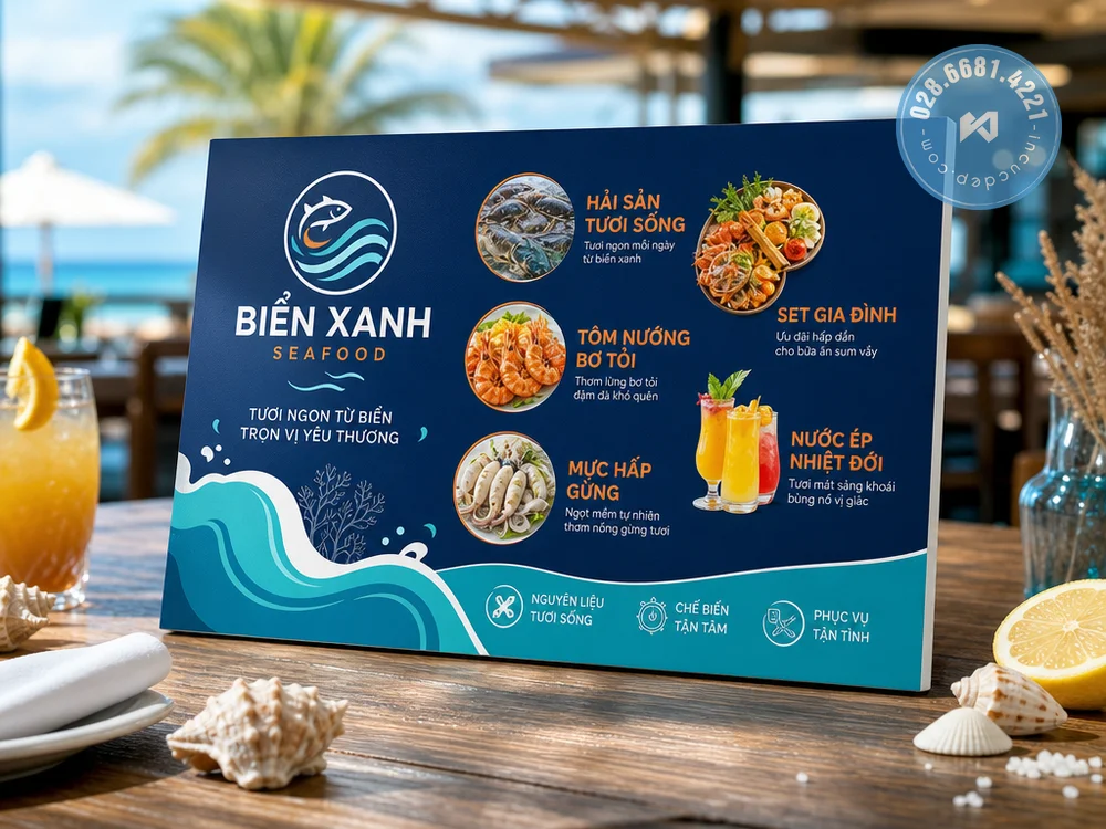 Lựa Chọn Tối Giản Với Những Mẫu Menu Để Bàn Mới