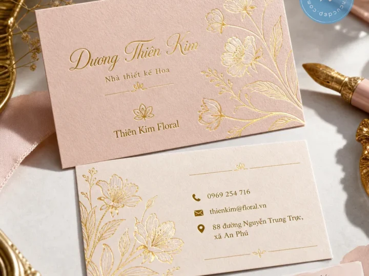 Định Vị Bản Thân Bằng Danh Thiếp UV Định Vị Spot UV