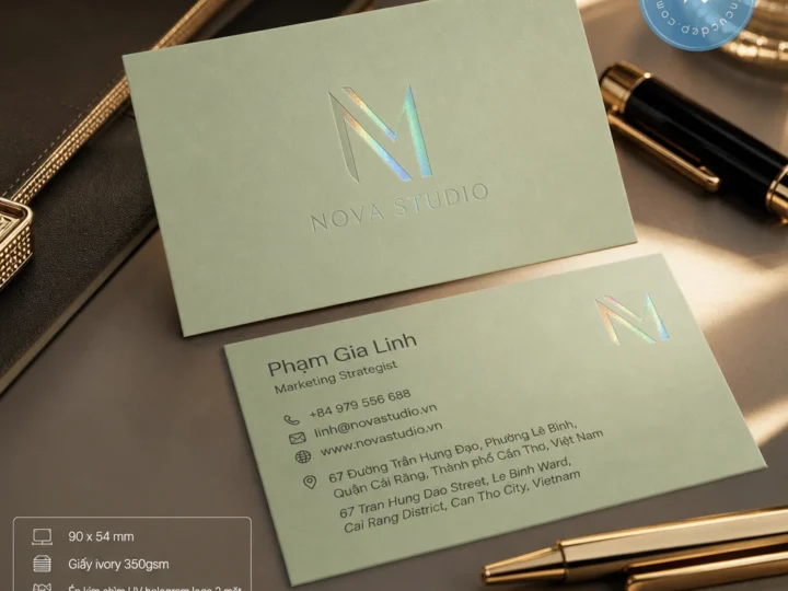 Vì Sao Mẫu Danh Thiếp Hologram Trở Thành Hot Trend 2026