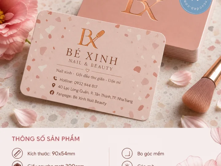 Hướng Dẫn Chọn Quy Cách In Danh Thiếp Ép Kim – Dập Nổi – UV