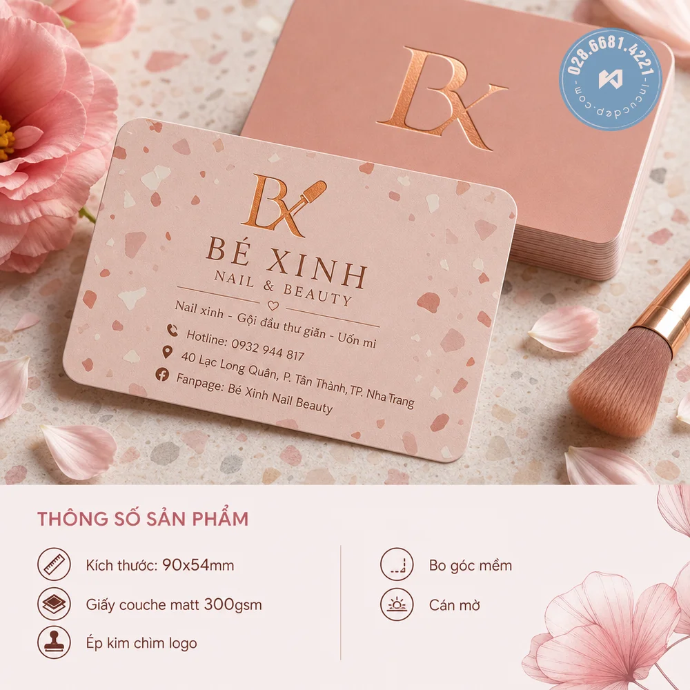 Hướng Dẫn Chọn Quy Cách In Danh Thiếp Ép Kim – Dập Nổi – UV