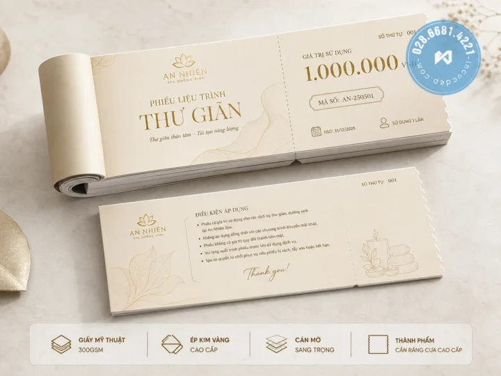 Nên Dùng Loại Giấy In Voucher Nào Chuẩn Đẹp Nhất?