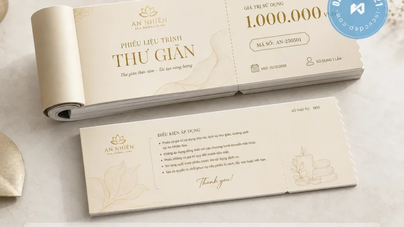 Nên Dùng Loại Giấy In Voucher Nào Chuẩn Đẹp Nhất?
