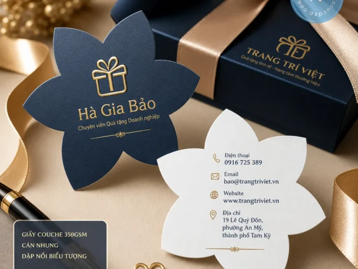 Danh Thiếp Die Cut Tạo Hình Ngộ Nghĩnh Độc Đáo