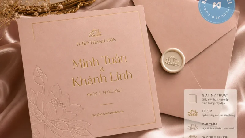 Đặt In Bao Lâu Thì Nhận Được Thiệp Mời Cưới Đẹp Nhất?