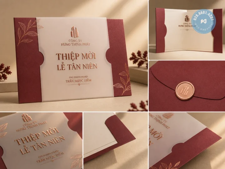 Thiết Kế In Thiệp Mời Sự Kiện Sang Trọng – Đẹp