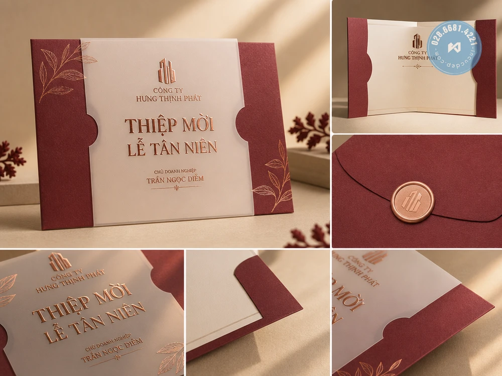 Thiết Kế In Thiệp Mời Sự Kiện Sang Trọng – Đẹp
