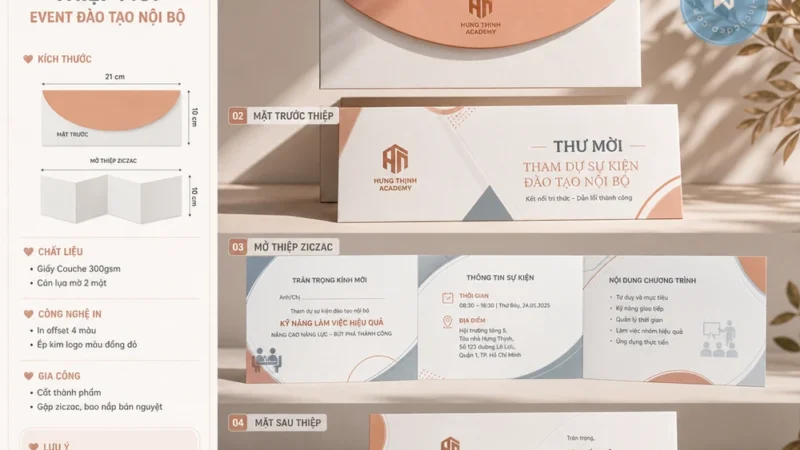 In Thiệp Mời Số Lượng Ít Được Không? Báo Giá Nhanh Tại TPHCM
