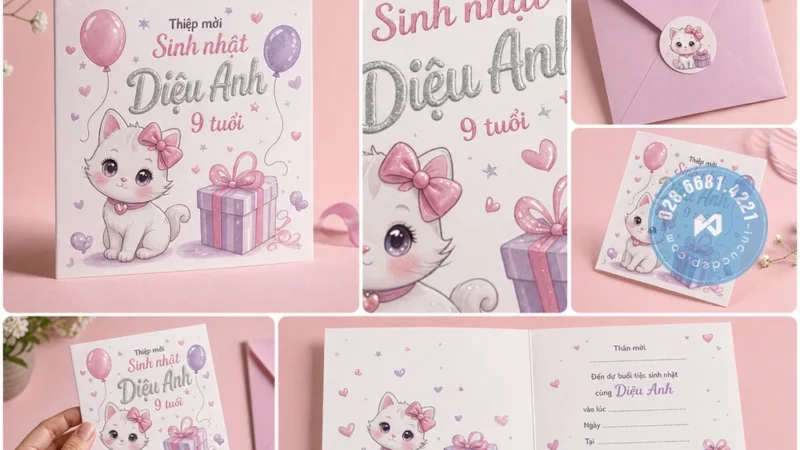Dành Trọn Yêu Thương Với Bộ Thiệp Sinh Nhật Cho Bé