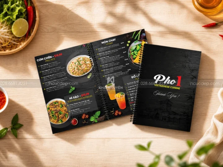 Checklist Kiểm Tra File In Menu Nhà Hàng Trước Khi Đặt
