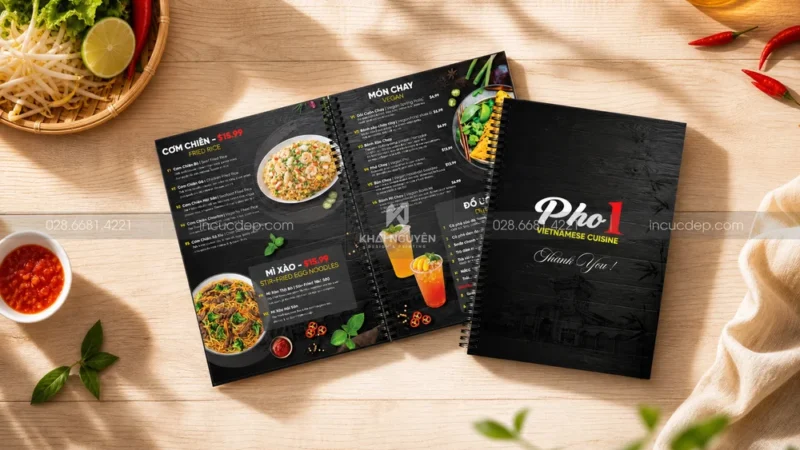 Checklist Kiểm Tra File In Menu Nhà Hàng Trước Khi Đặt