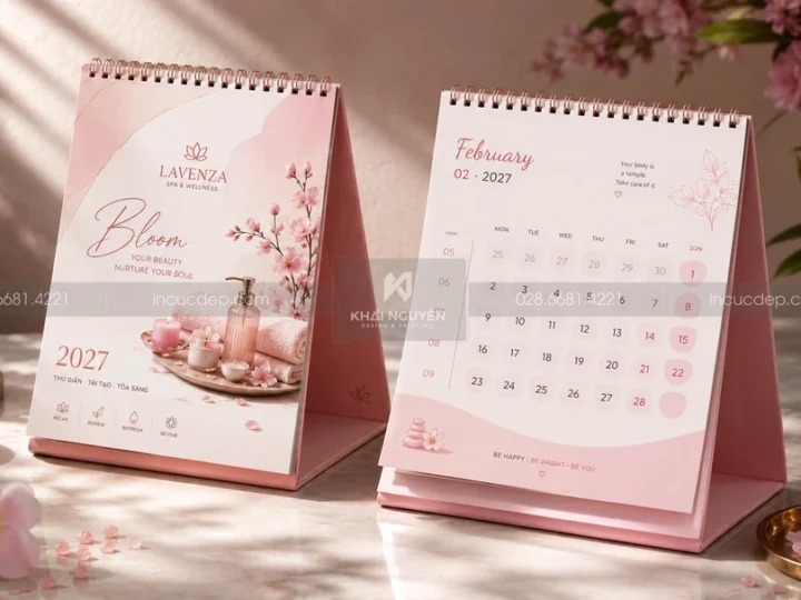 Quy Trình In Lịch Để Bàn Chuyên Nghiệp Diễn Ra Thế Nào
