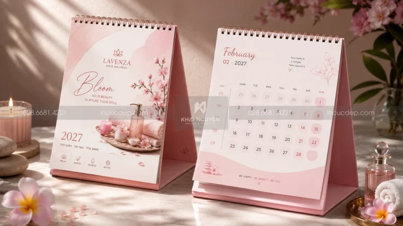 Quy Trình In Lịch Để Bàn Chuyên Nghiệp Diễn Ra Thế Nào