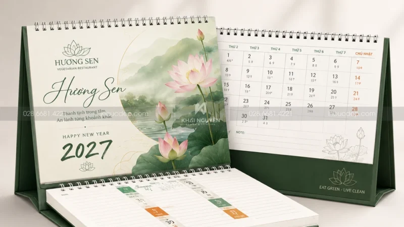 Khi Nào Nên In Lịch Để Bàn 2026-2027 Cho Doanh Nghiệp?