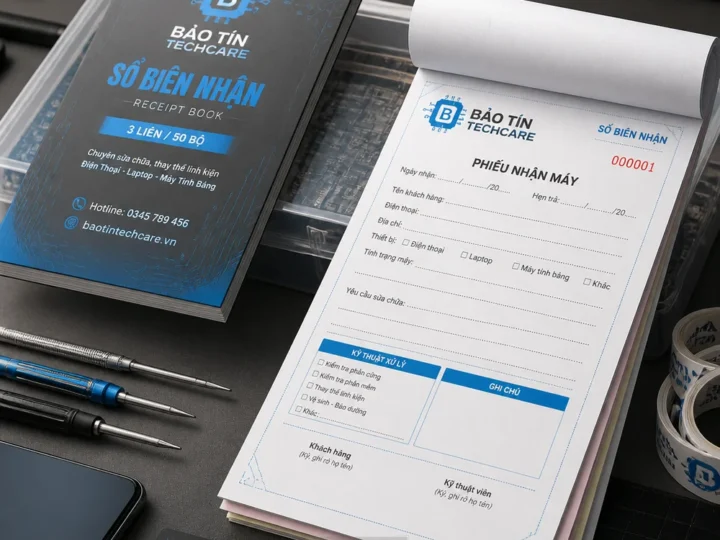 Quy Cách In Biên Nhận Hóa Đơn Thu Chi Chuyên Nghiệp